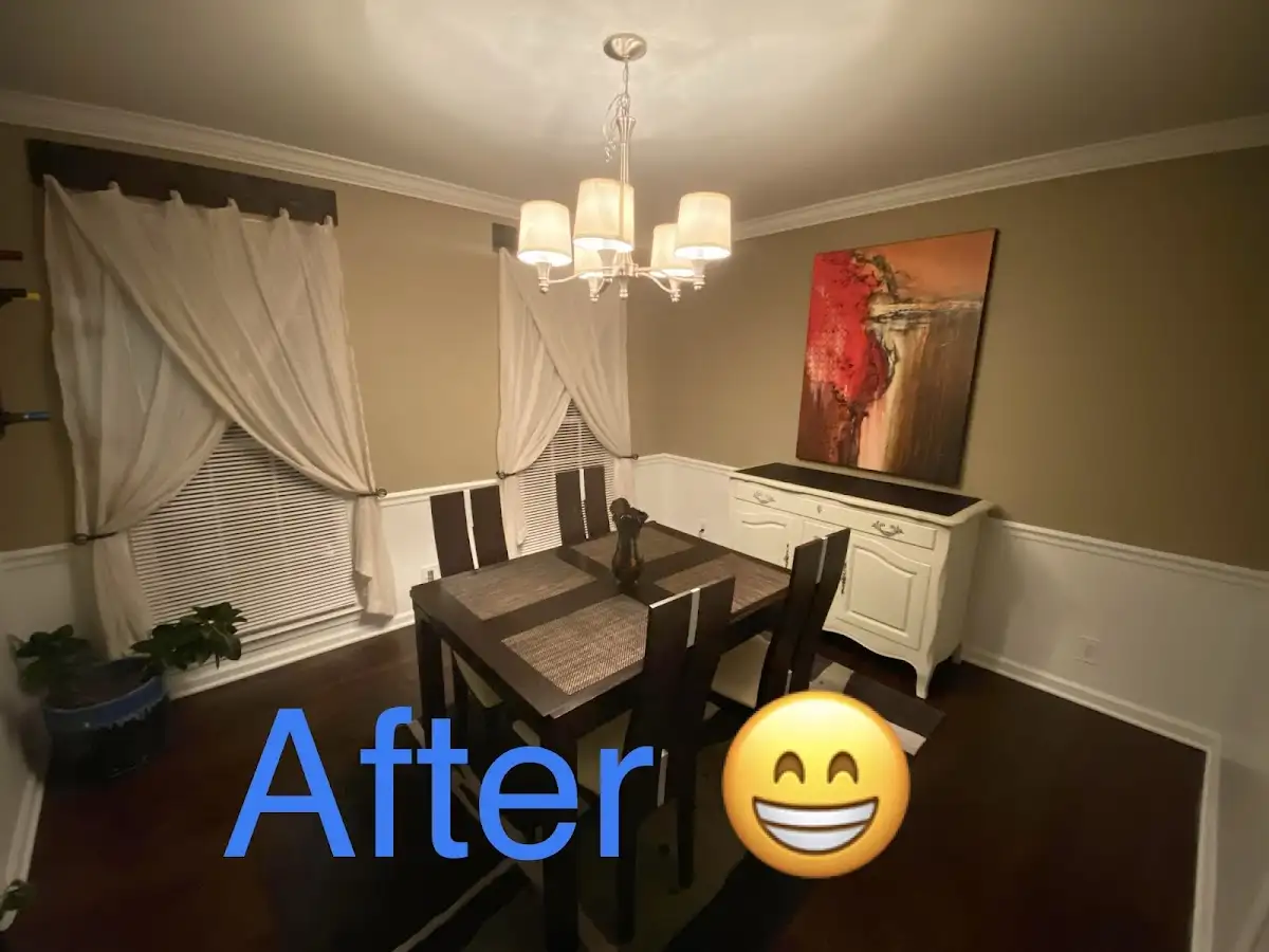 Professional dining room restoration after water damage in Marlton